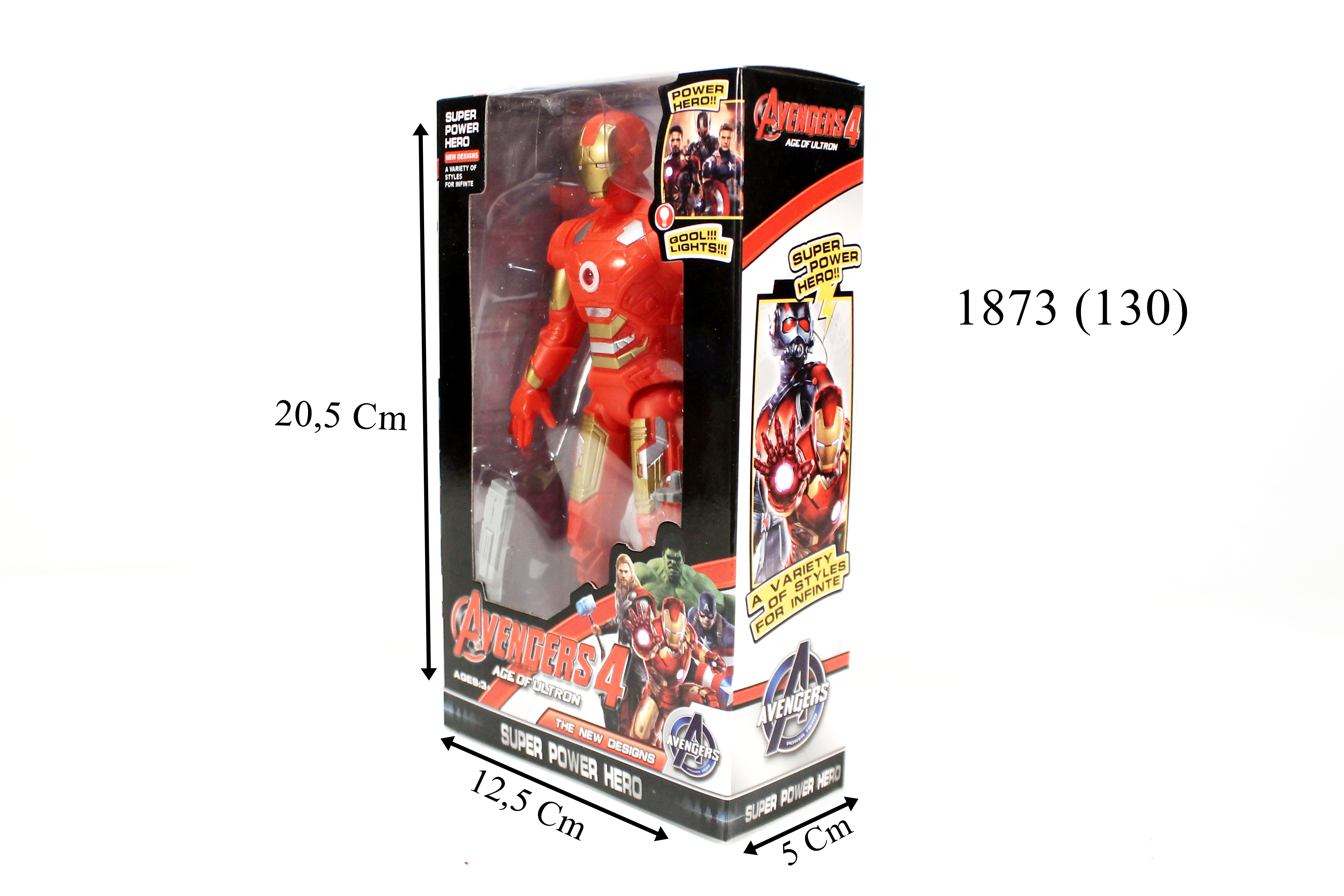 ^B/O Avangers Sedang 4 Age Of Ultron 4karakter Box Window @252