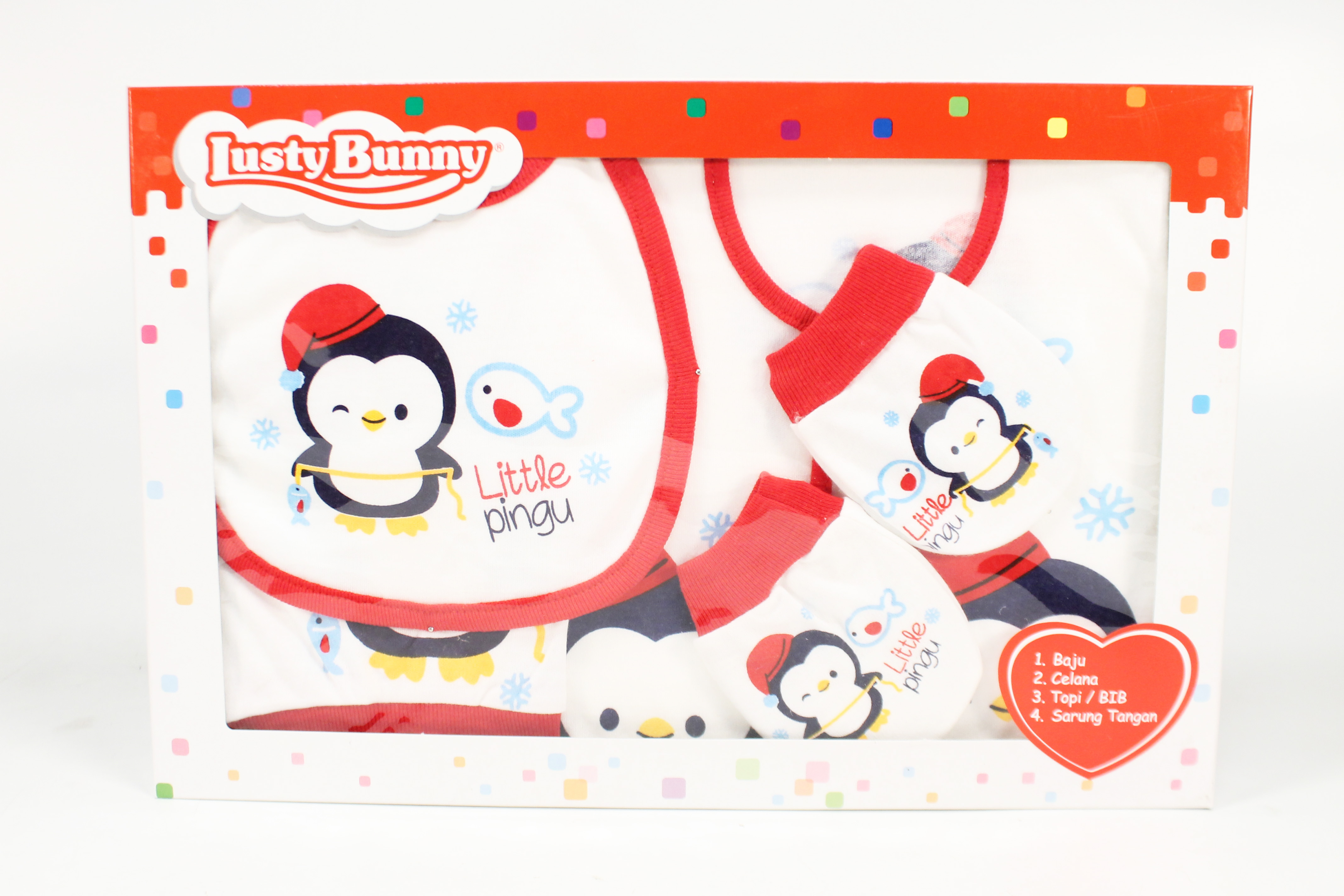 ^Pakaian Baby Set New Born Lusty Bunny Box Wind @24