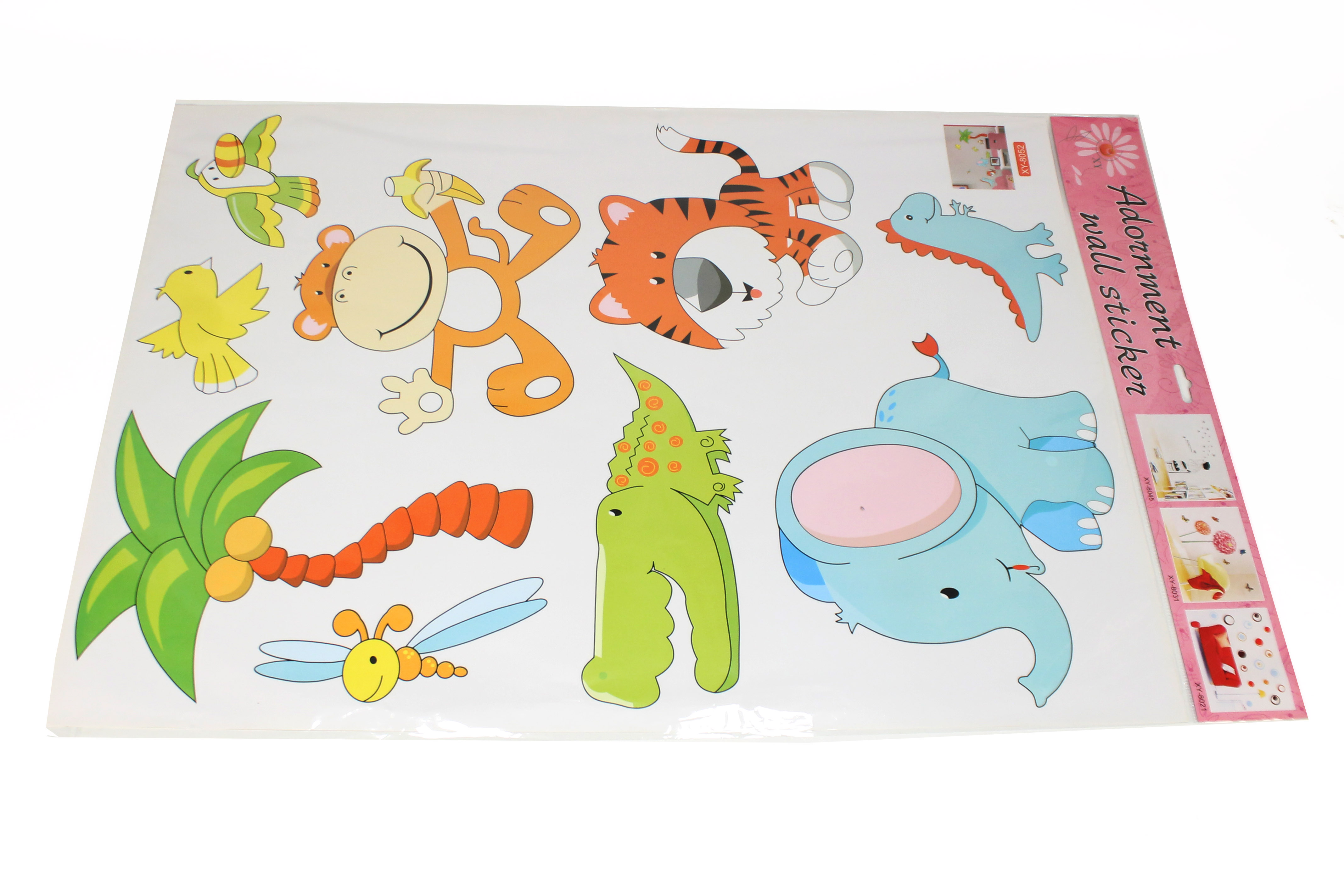 ^Sticker Transparan Motif Campur Uk.50x70 Ktg @300
