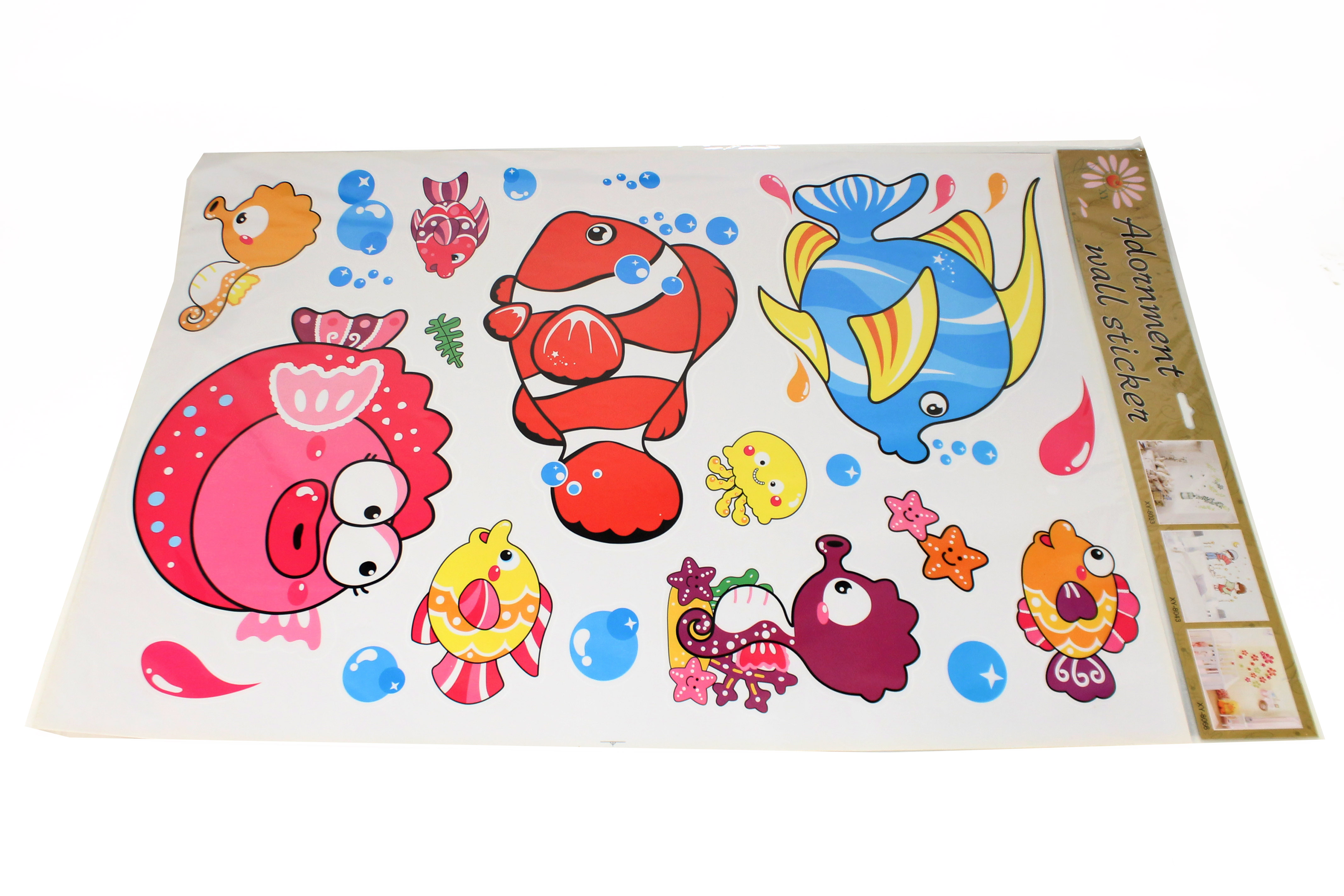 ^Sticker Transparan Motif Campur Uk.50x70 Ktg @300
