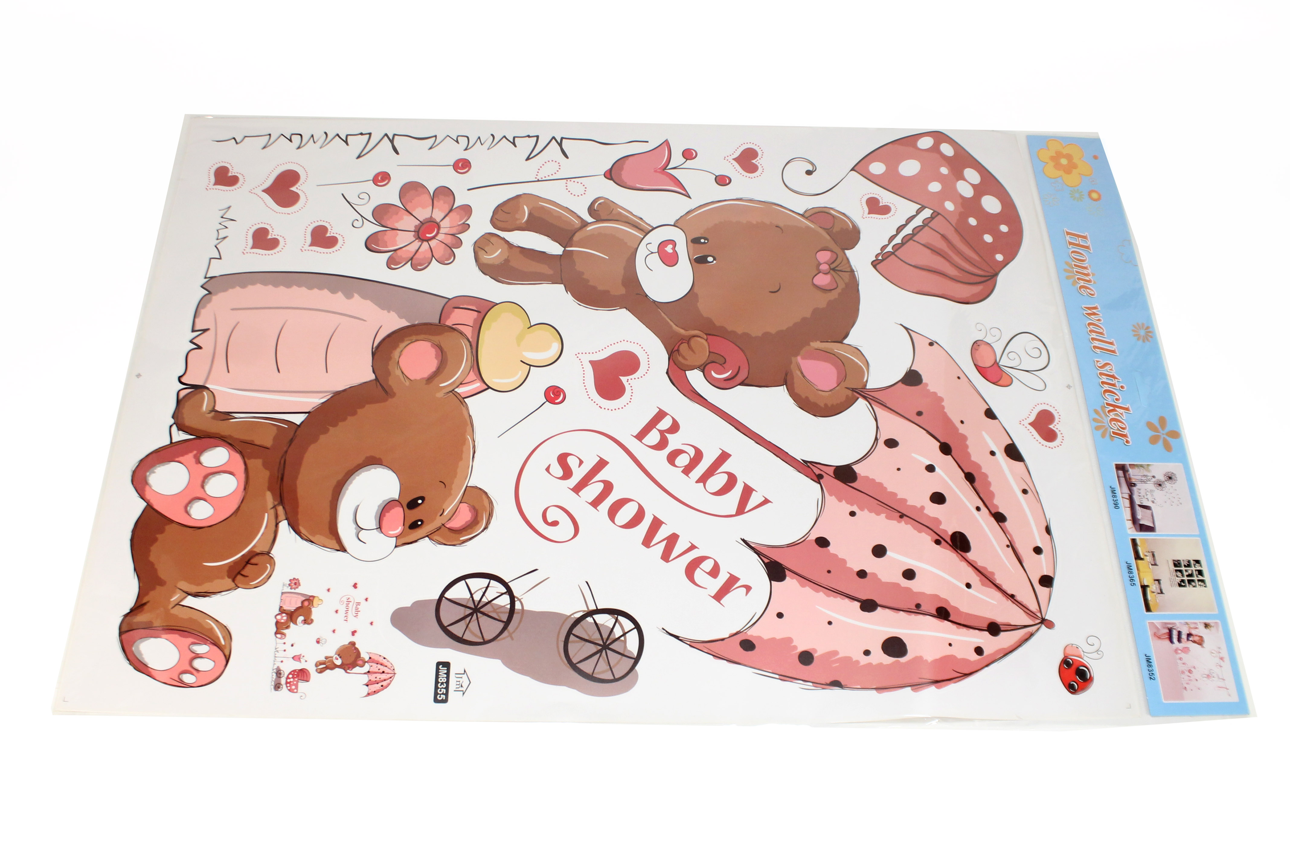 ^Sticker Transparan Motif Campur Uk.50x70 Ktg @300
