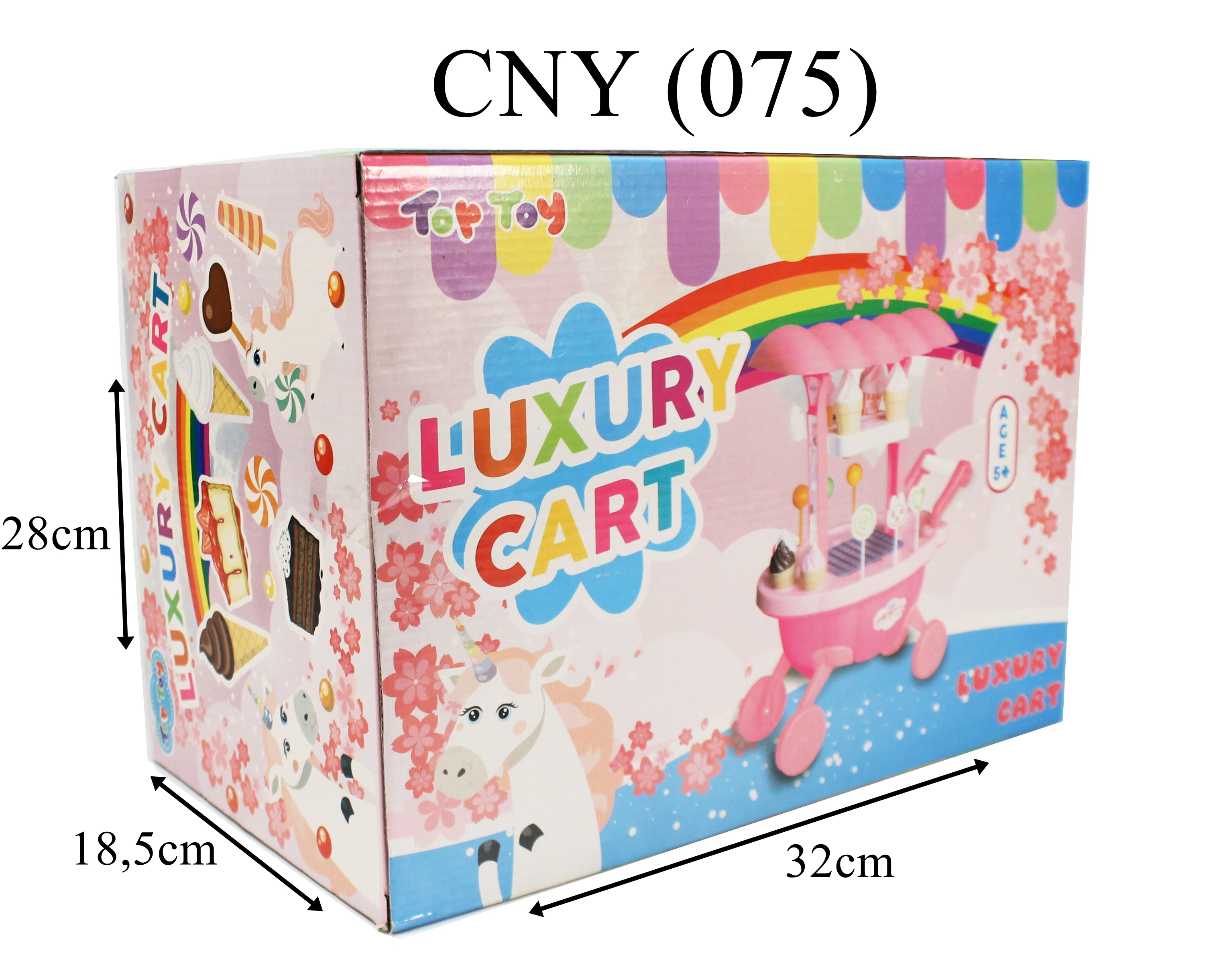 ^Trolly Candy Ice Cream Mini Luxury Cart Box @12