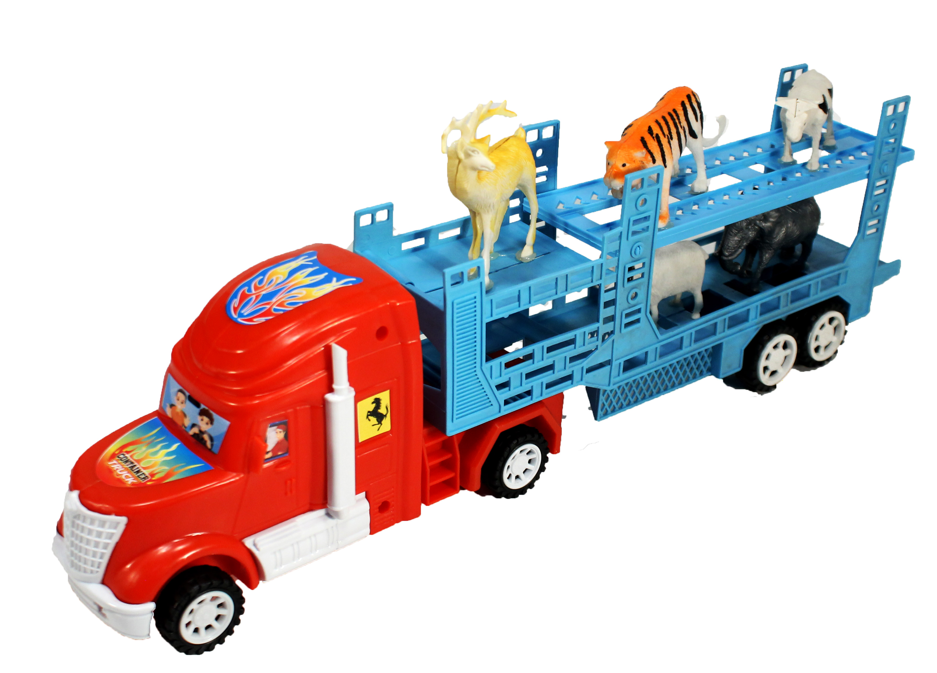 ^Super Series Truk Muat 5 Hewan Mika @48