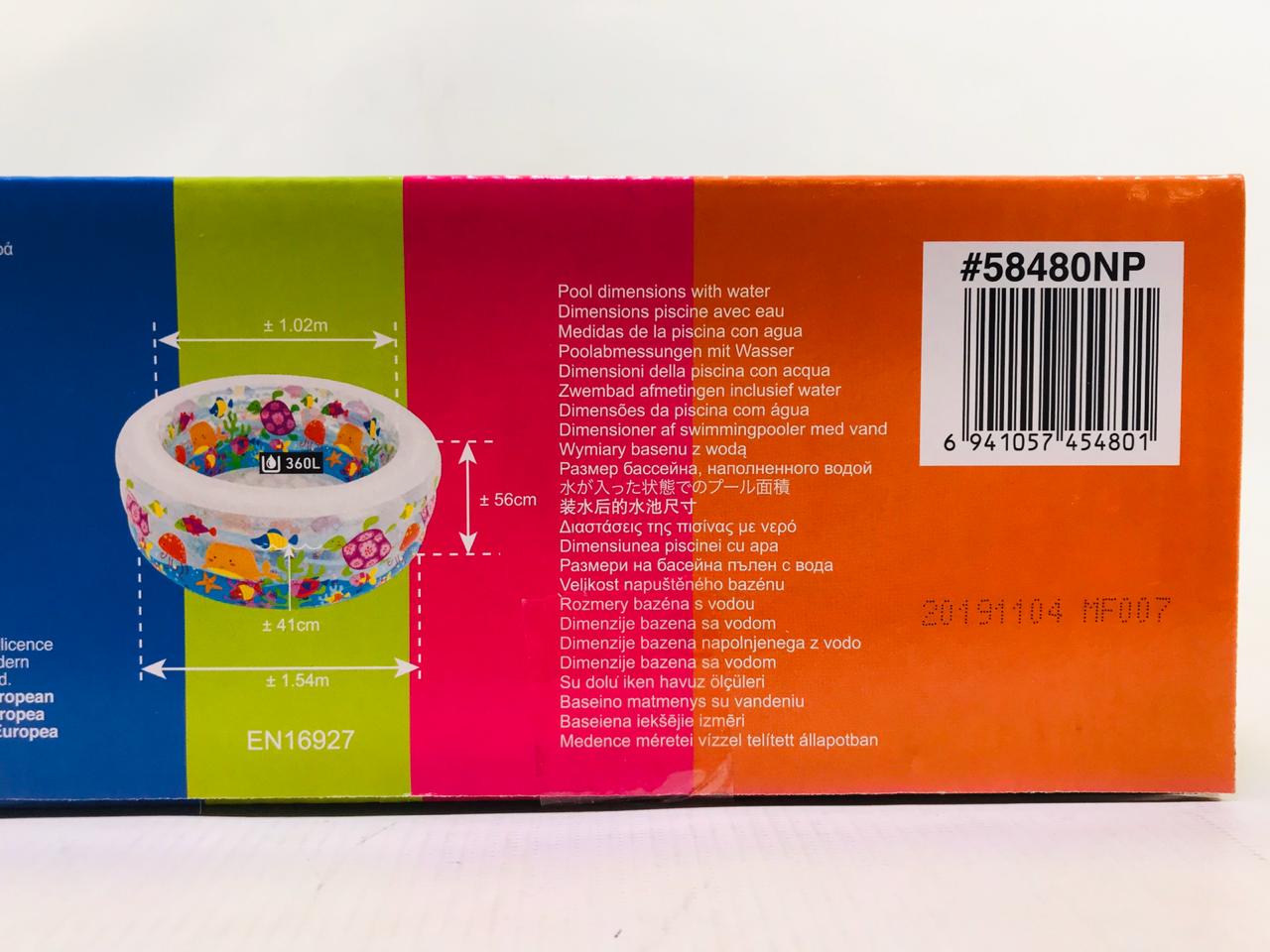 Kolam Aquarium Pool 152x56cm Box @3