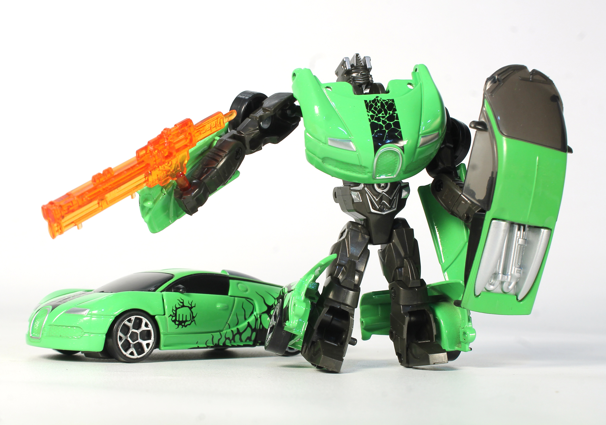 #D/c Mobil Transformer Avengers Battle Fot Earth 6karakter @197