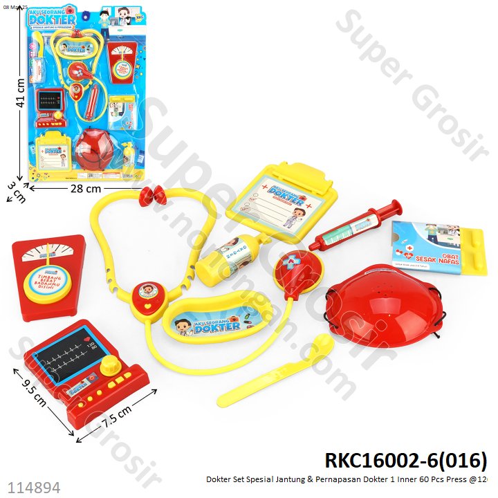 Dokter Set Spesial Jantung &amp; Pernapasan Dokter 1 Inner 60 Pcs Press @120