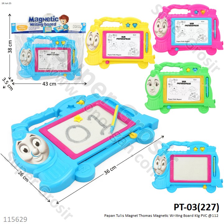 Papan Tulis Magnet Thomas Magnetic Writing Board Ktg PVC @112