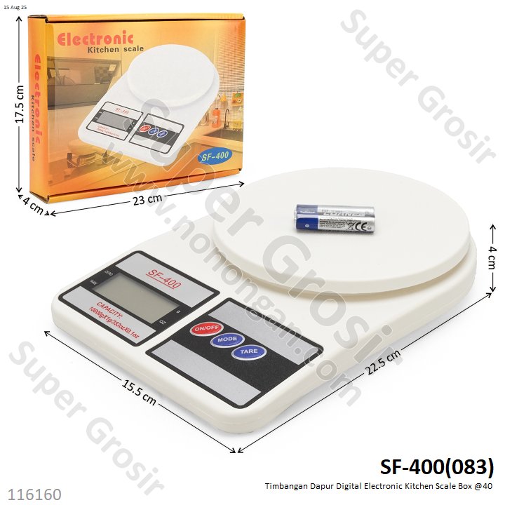 Timbangan Dapur Digital Electronic Kitchen Scale Box @40