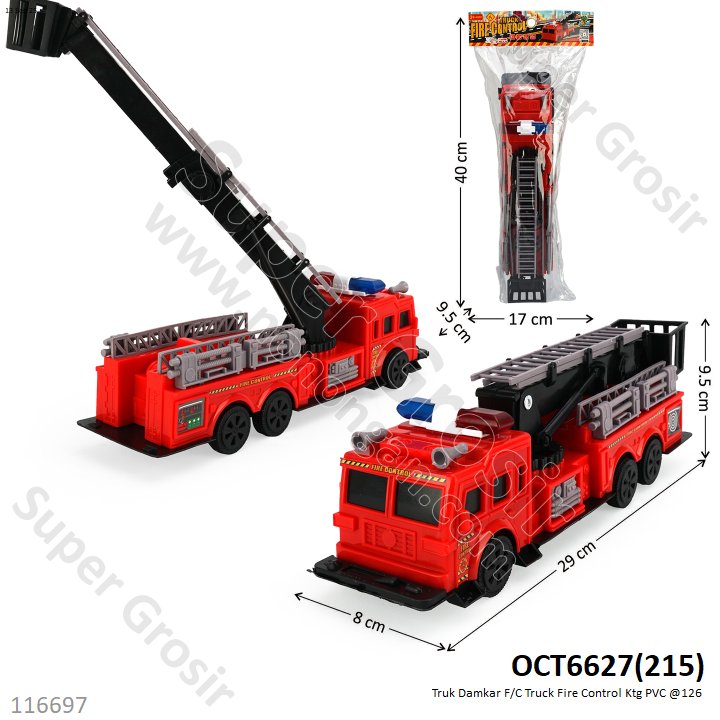 Truk Damkar F/C Truck Fire Control Ktg PVC @126