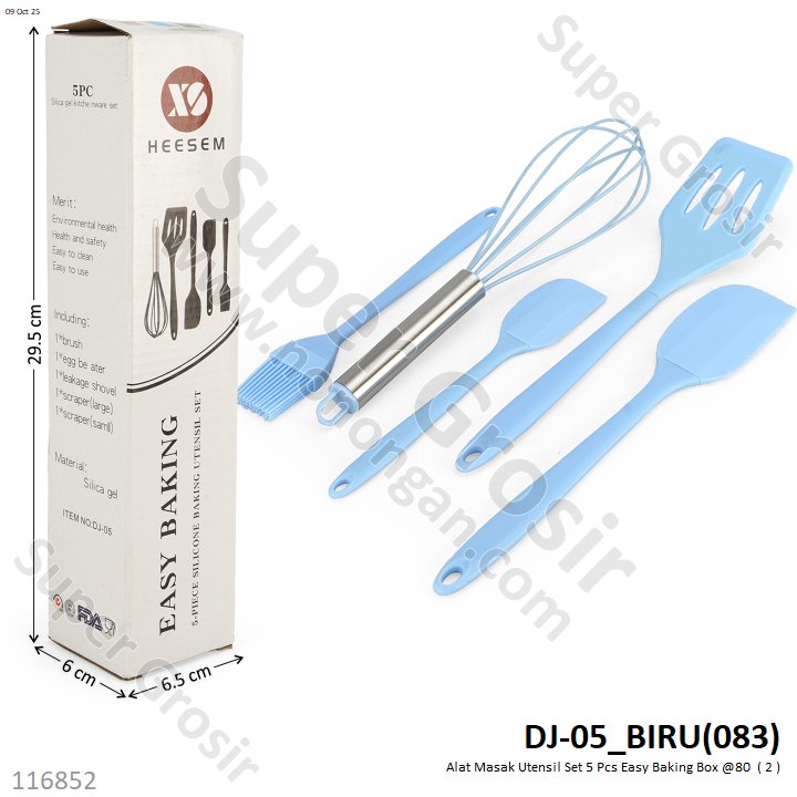 Alat Masak Utensil Set 5 Pcs Easy Baking Box @80