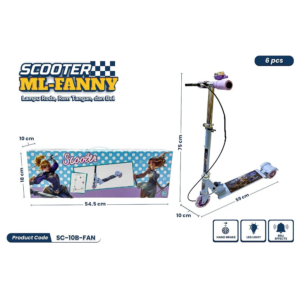 Scooter Roda 3 Roda Nyala Gambar Karakter Scooter Box @6