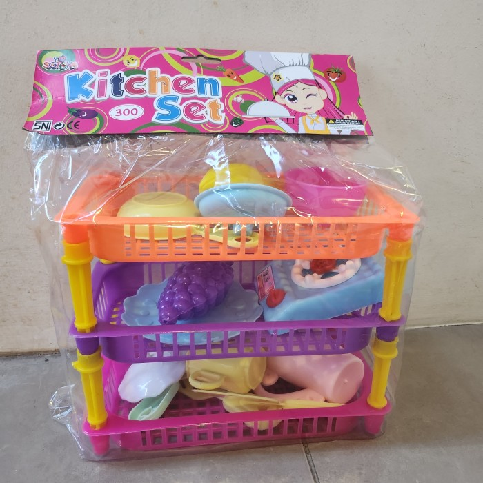 Masak-masakan + Rak Susun Piknik Ktg PVC @36