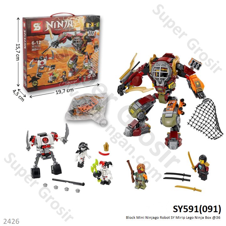 Mini Block Ninjago Robot SY Ninja Box @36