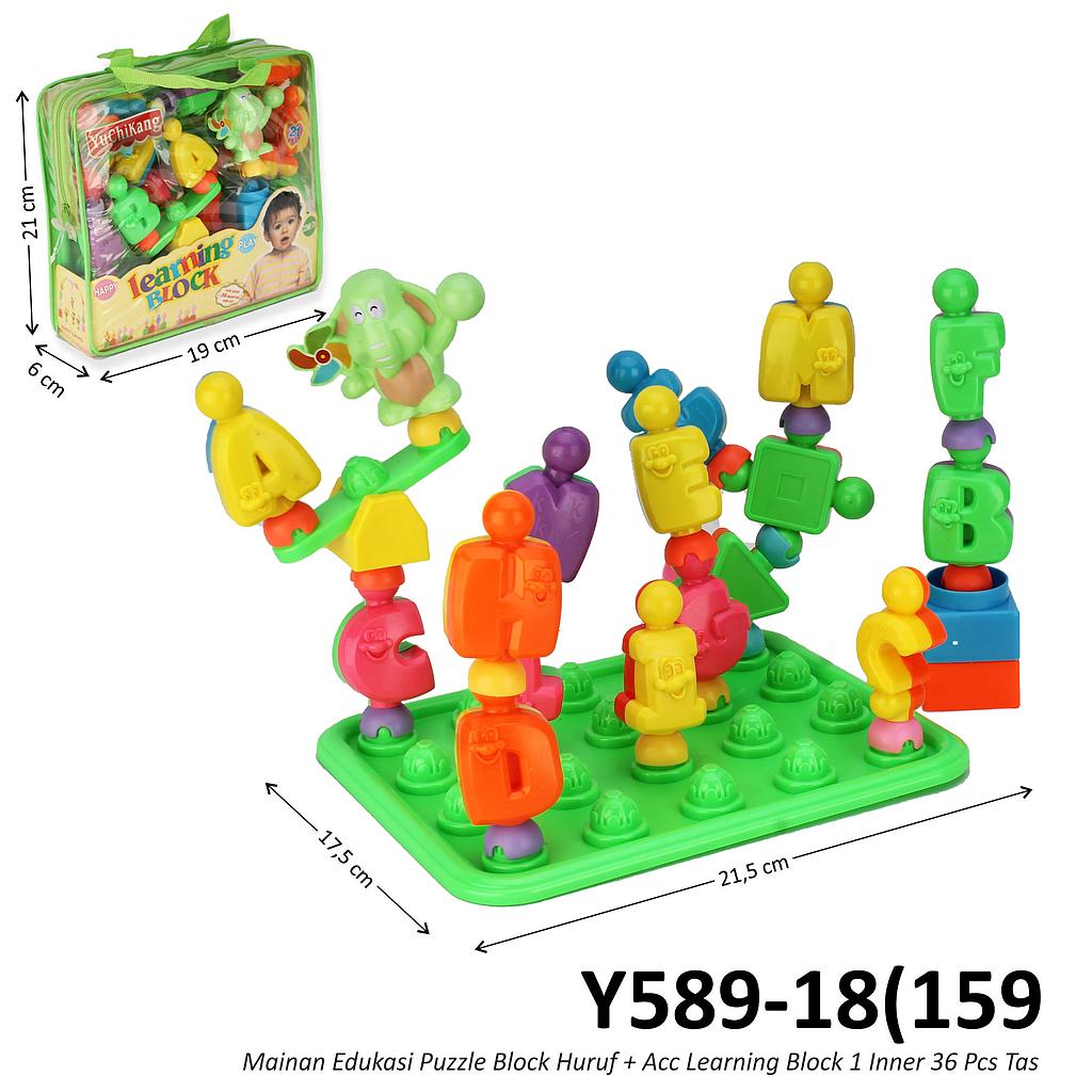 Block Huruf + Alas Learning Block 1 Inner 36 Pcs Tas @72