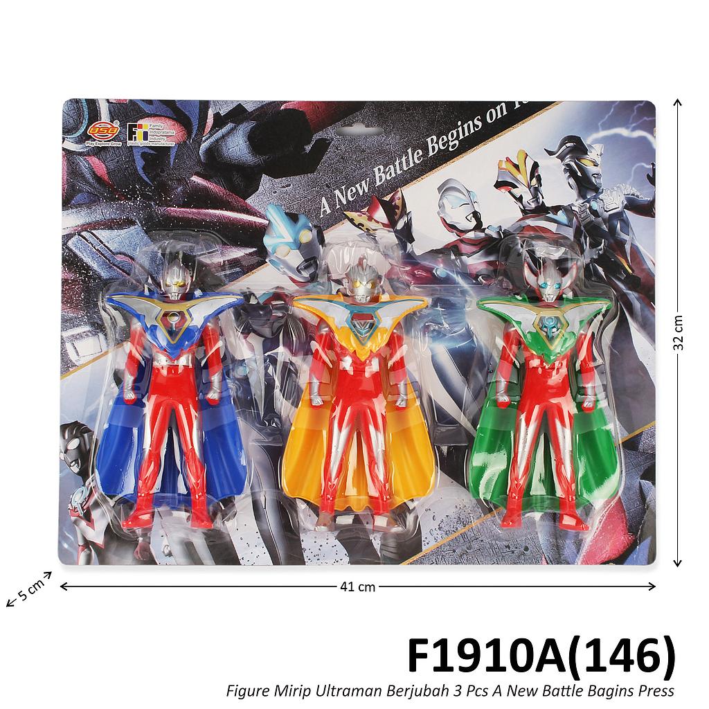 Action Figure Ultraman Jubah 3 Pcs A New Battle Bagins Press @72