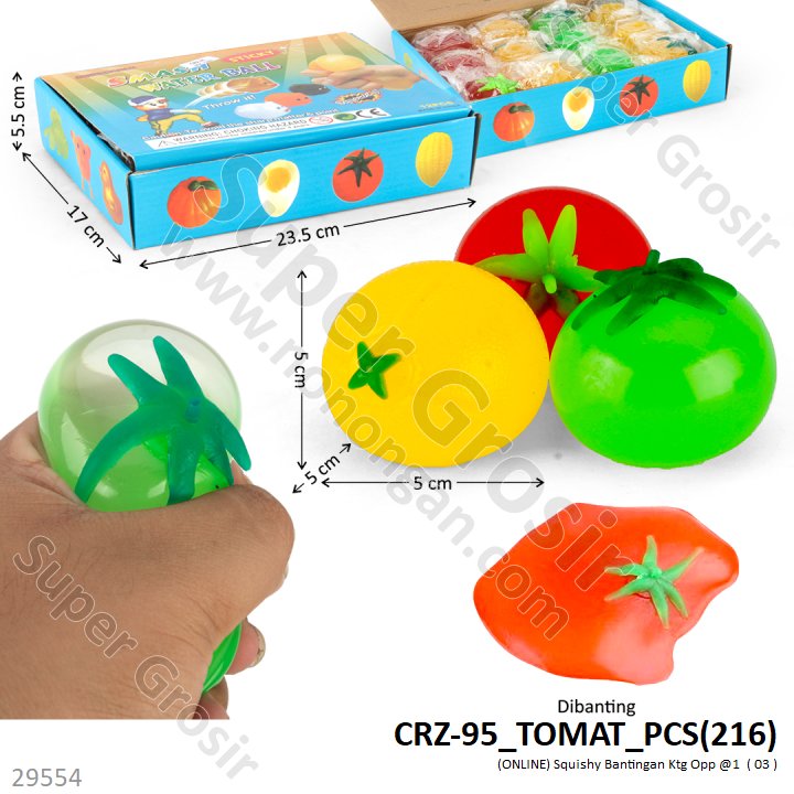 Squishy Bantingan Smash Water Ball ktg Opp @288