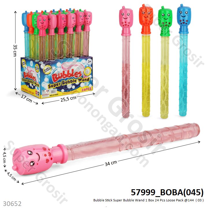 Bubble Stick Bubbles 1 Box 24 Pcs Loose Pack @144