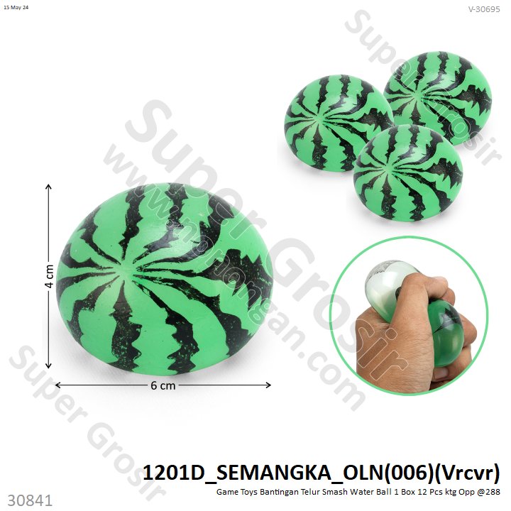 Squishy Bantingan Smash Water Ball ktg Opp @288
