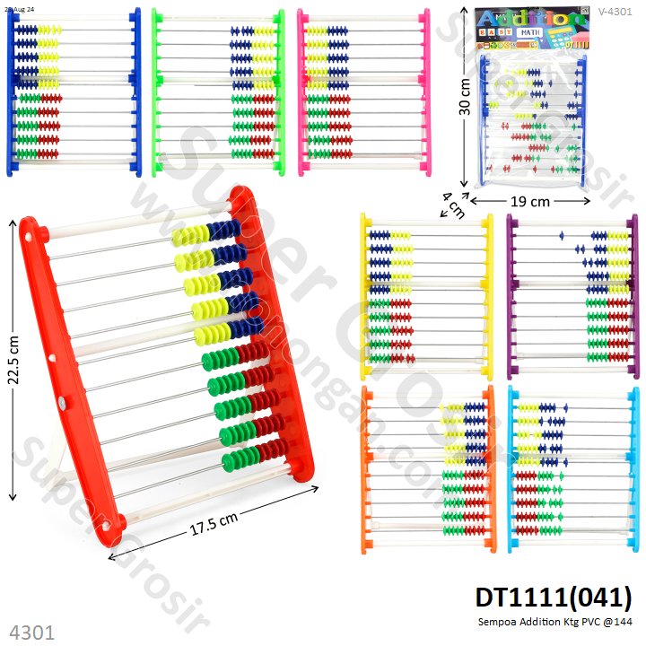 Sempoa Addition Ktg PVC @144