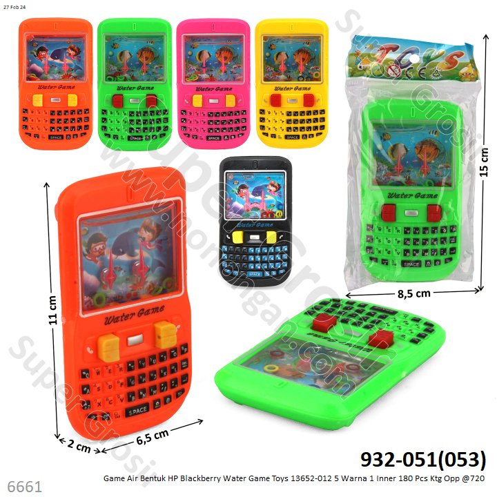 Game Air HP Blackberry Water Game Toys 13652-012 1 Pack 12 Pcs 1 Inner 180 Pcs Ktg Opp @720