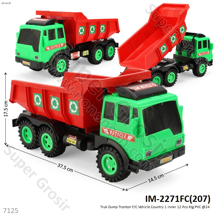 Truk Dump Tronton F/C Vehicle Country 1 Inner 12 Pcs Ktg PVC @24
