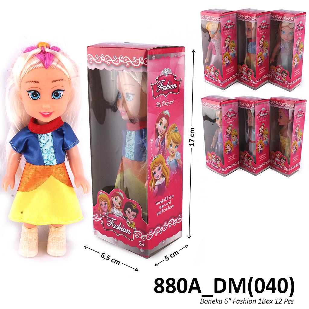 Boneka Princess 6 Inch Fashion 1 Box 12 Pcs Box Window @432