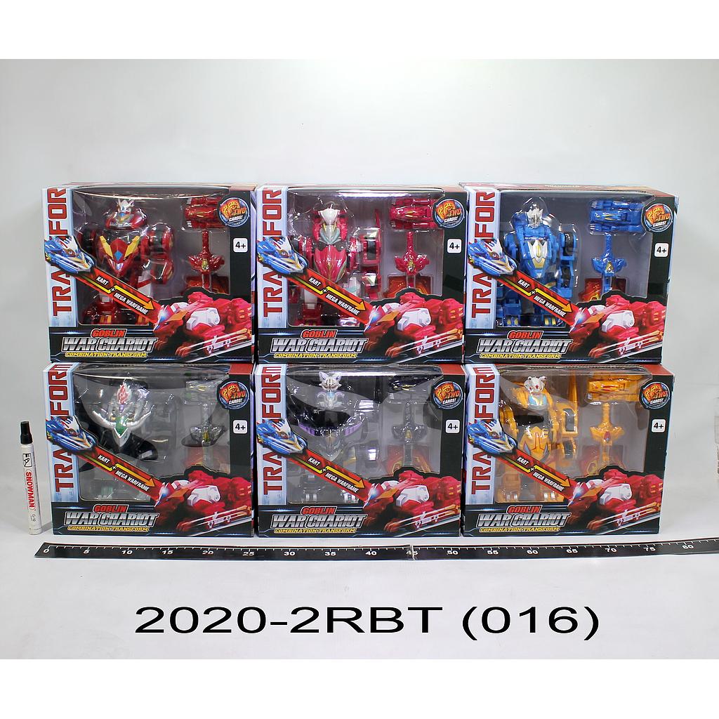 Robot Deform Monkart Set Acc Transform Goblin War Chariot Box Window @30