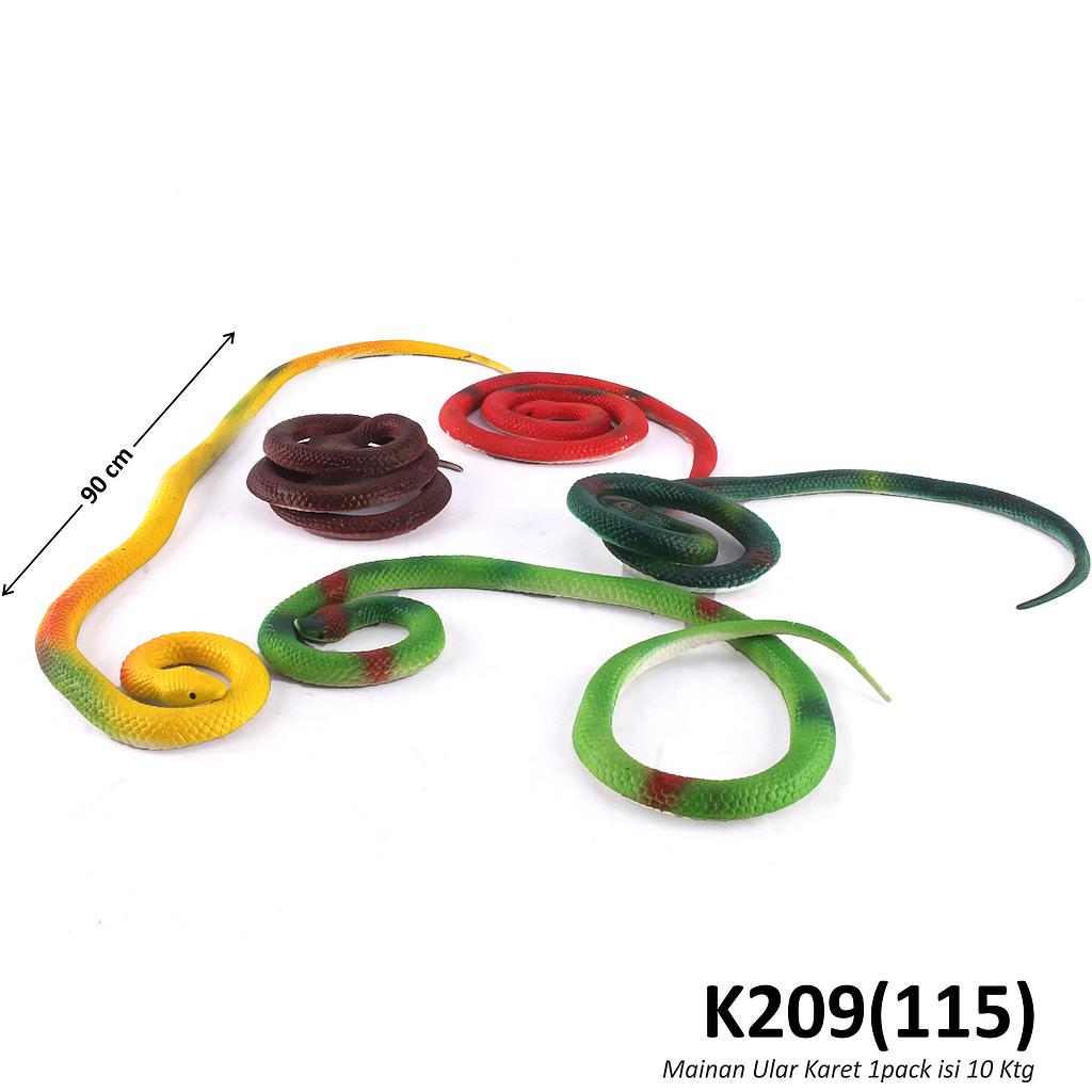Hewan Ular Karet 90 cm Toys K209 Ktg Opp @300