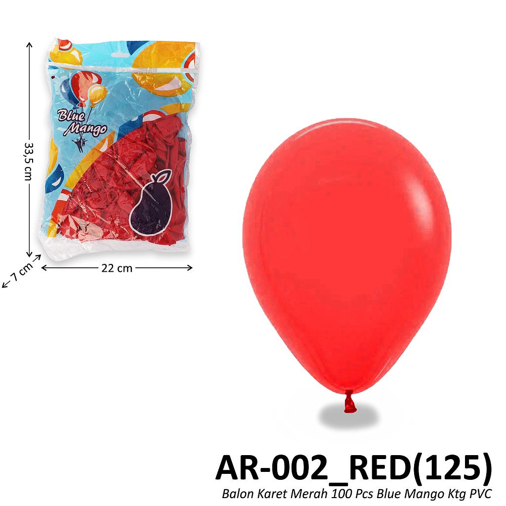 Balon Karet Polos Doff 100 Pcs Shuaian Balloons Ktg PVC @200