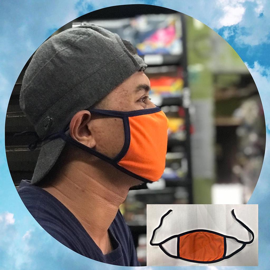 Masker Kain Earloop Polos Ktg @12