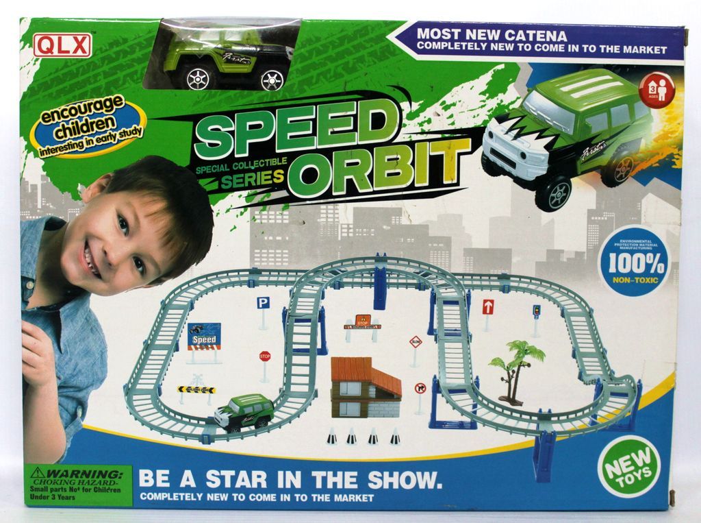 Track Mobil + Mobil B/O 1 Pcs Speed Orbit Box Window