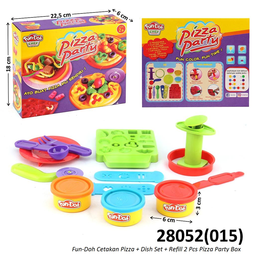 Fun-Doh Pizza Party Box @60