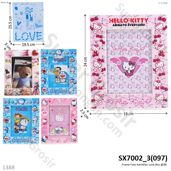 Frame Foto Karakter Love Box @96