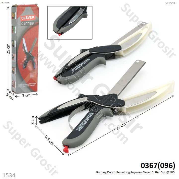 Gunting Pemotong Sayuran clever cutter @100