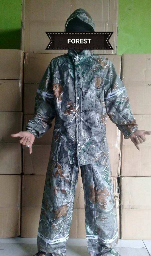 Jas Hujan Setelan Jaket Celana Uk. XXL Penguin 1 Ikat 6 Pcs Tas @48