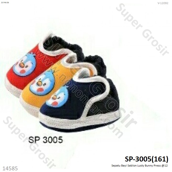 Sepatu Bayi Sablon Lusty Bunny Press @12 