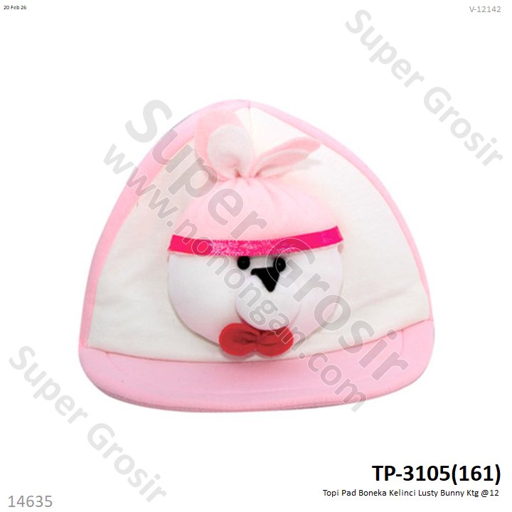 Topi Pad Boneka Kelinci Lusty Bunny Ktg @12