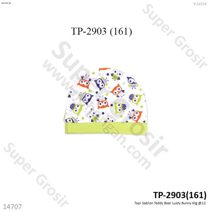 Topi Sablon Teddy Bear Lusty Bunny Ktg @12