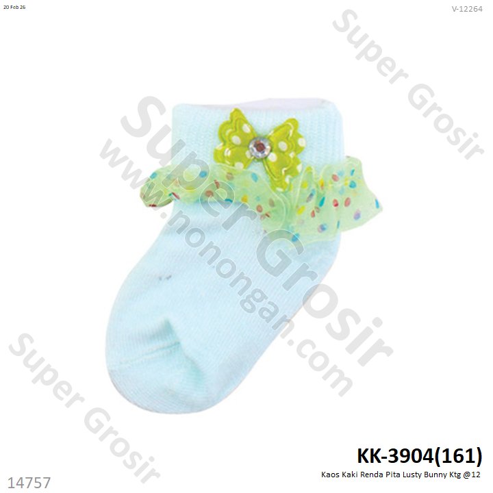 Kaos Kaki Renda Pita Lusty Bunny Ktg @12