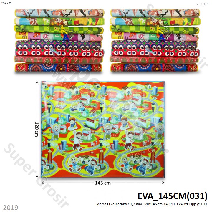 Matras Eva Karakter 1,3 mm 120x145 cm KARPET_EVA Ktg Opp @100