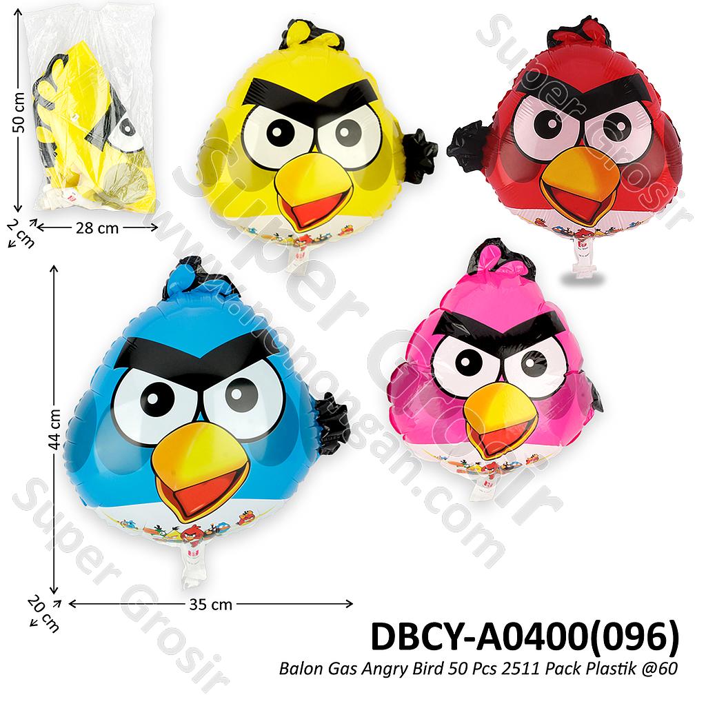 (Obral) Balon Gas Angry Bird 50 Pcs 2511 Pack Plastik @60