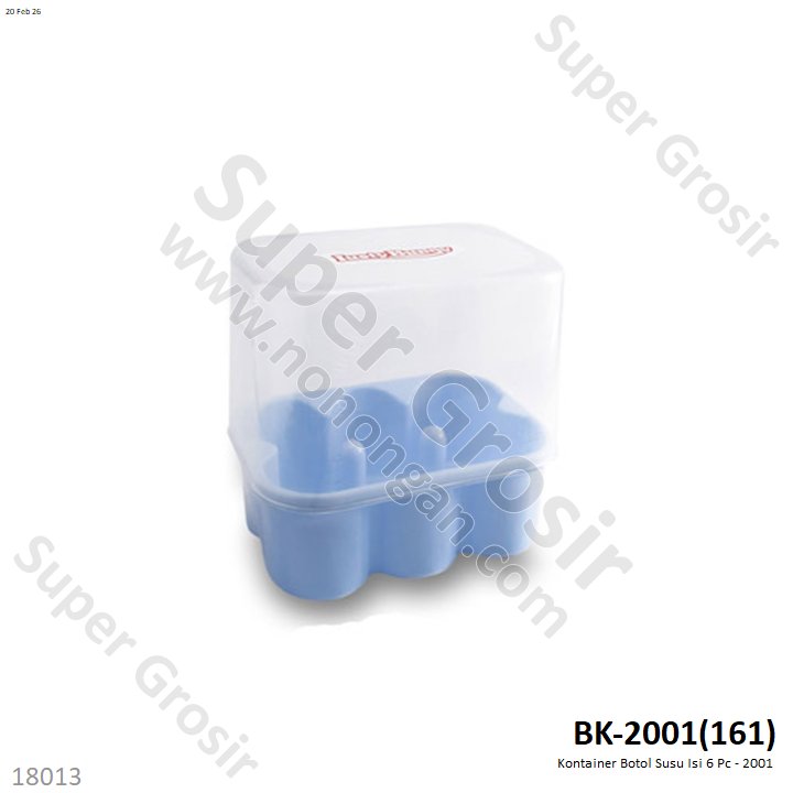 Kontainer Botol Susu Isi 6 Pcs Press