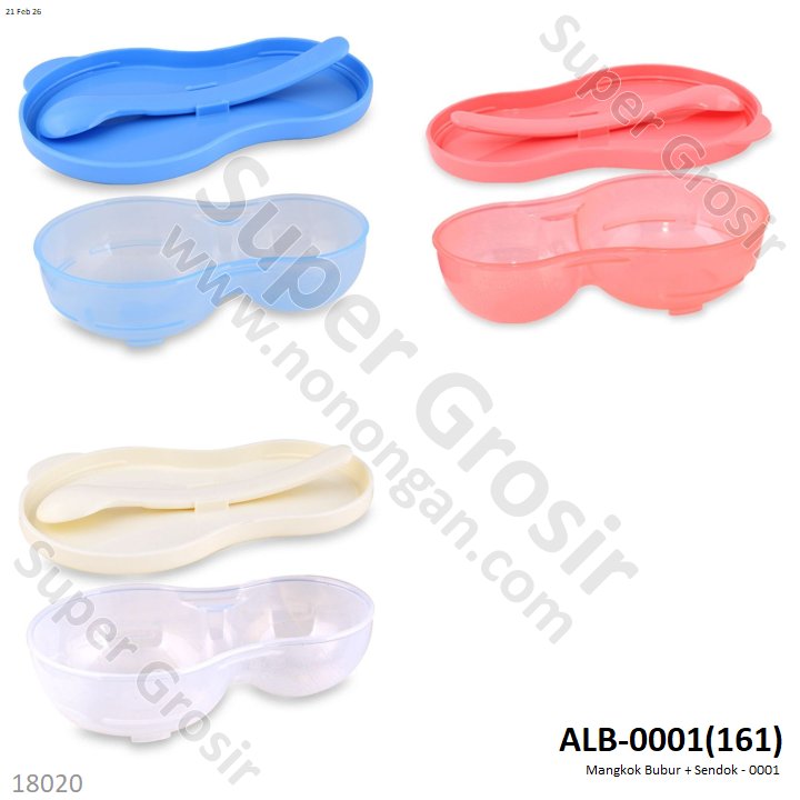 Mangkok Bubur + Sendok - 0001