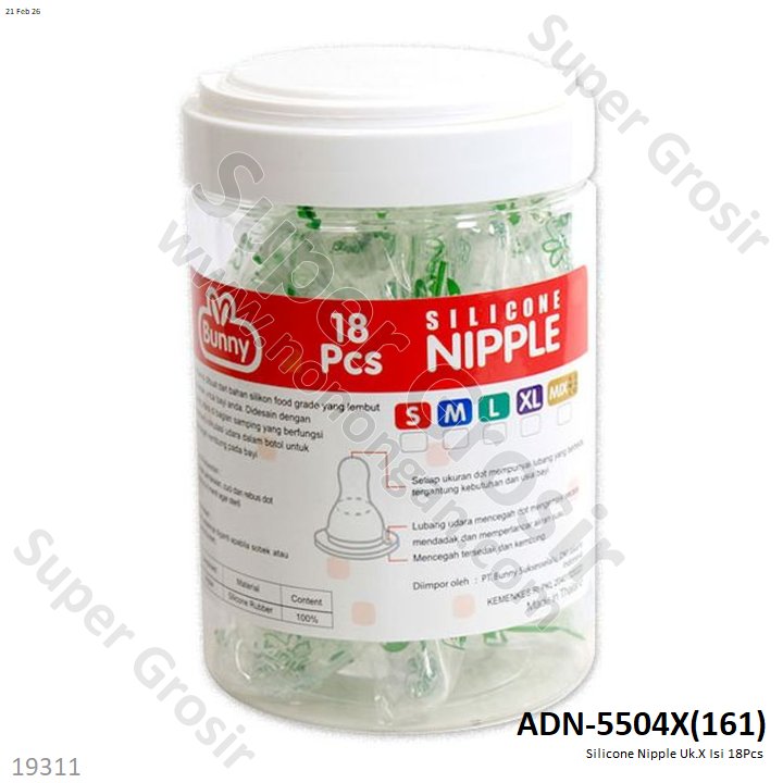 Silicone Nipple Uk.X Isi 18Pcs