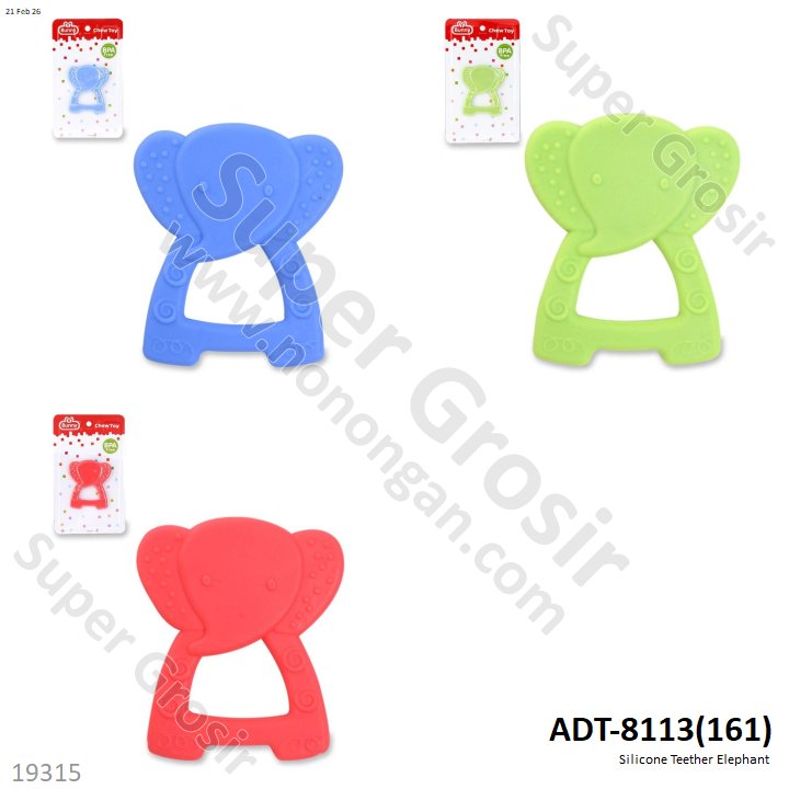 Silicone Teether Elephant 