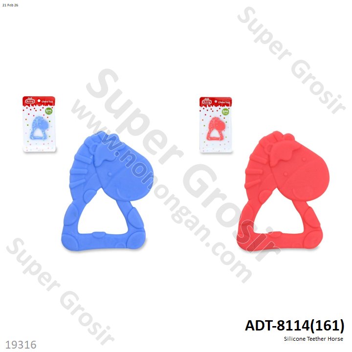 Silicone Teether Horse 