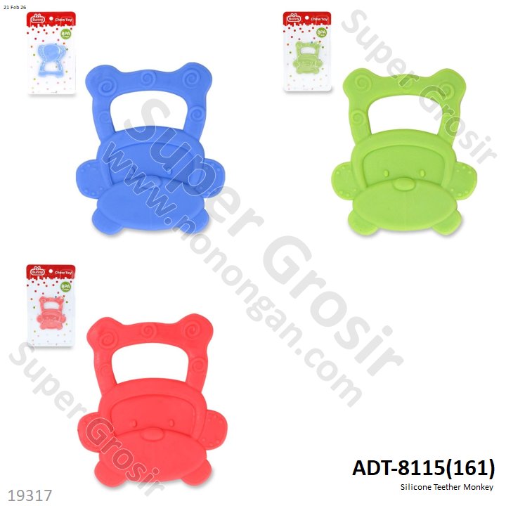 Silicone Teether Monkey 