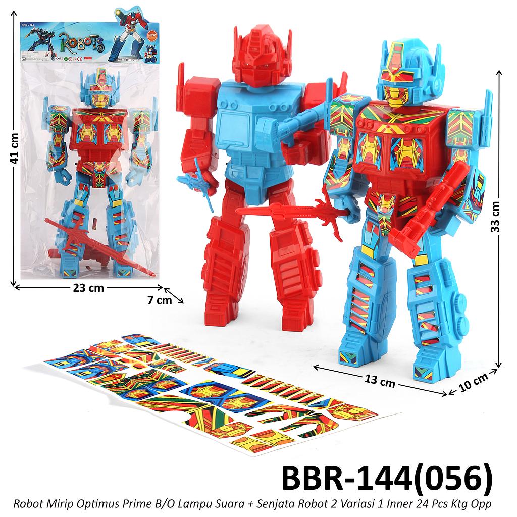 Robot Optimus Prime B/O Lampu Suara + Senjata Robot 1 Inner 24 Pcs Ktg Opp @48