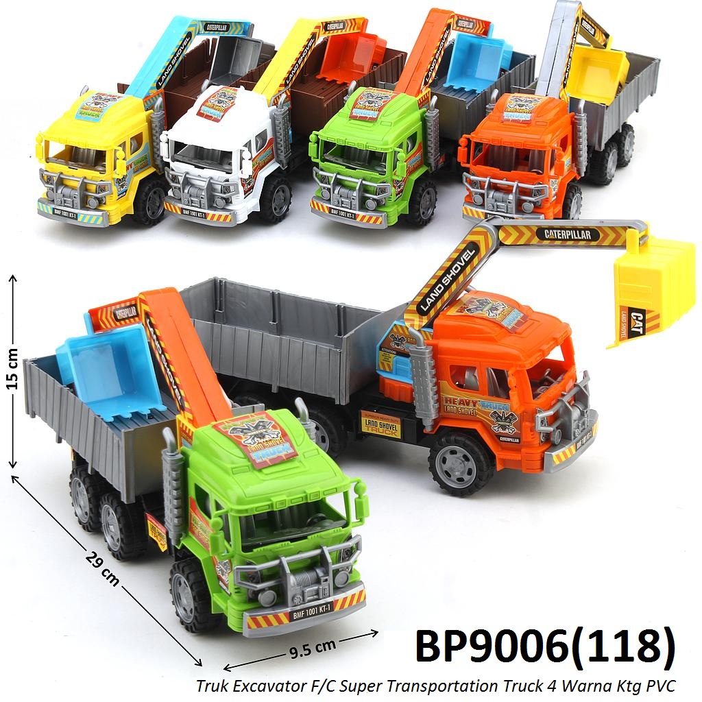 Truk Konstruksi Dobel Excavator Dump Tronton F/C Super Transportation Truck Ktg PVC @96