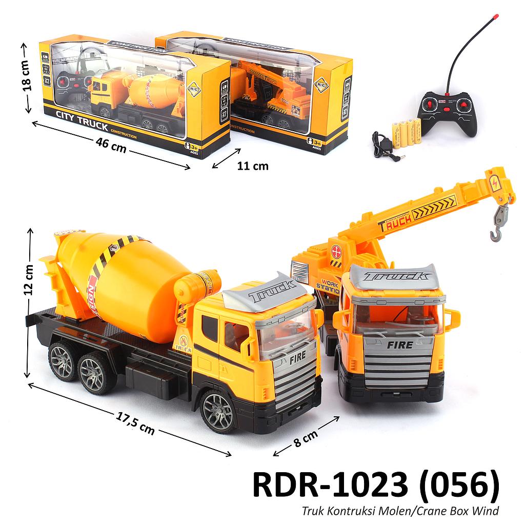 R/C Truk Konstruksi Charge + Kabel Charge City Truck 27 MHz 4 Channel 2 Model (Molen/Crane) Box Window @32